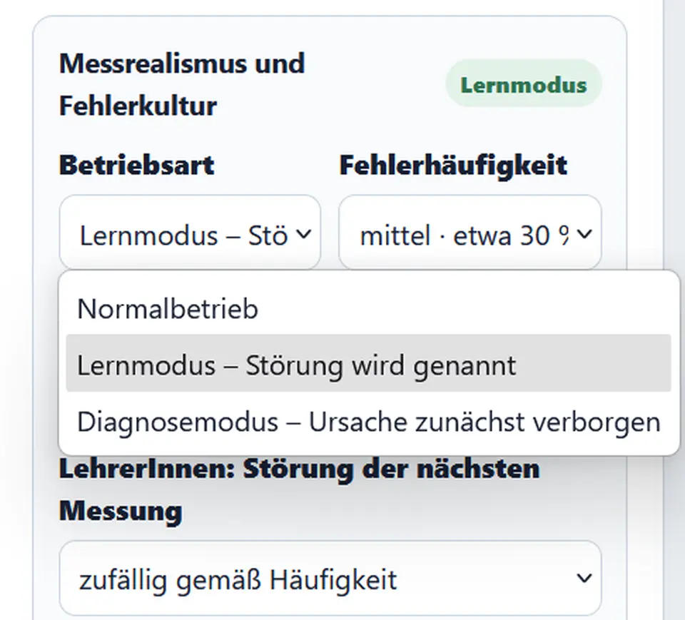 Betriebsarten der Fehlerkultur